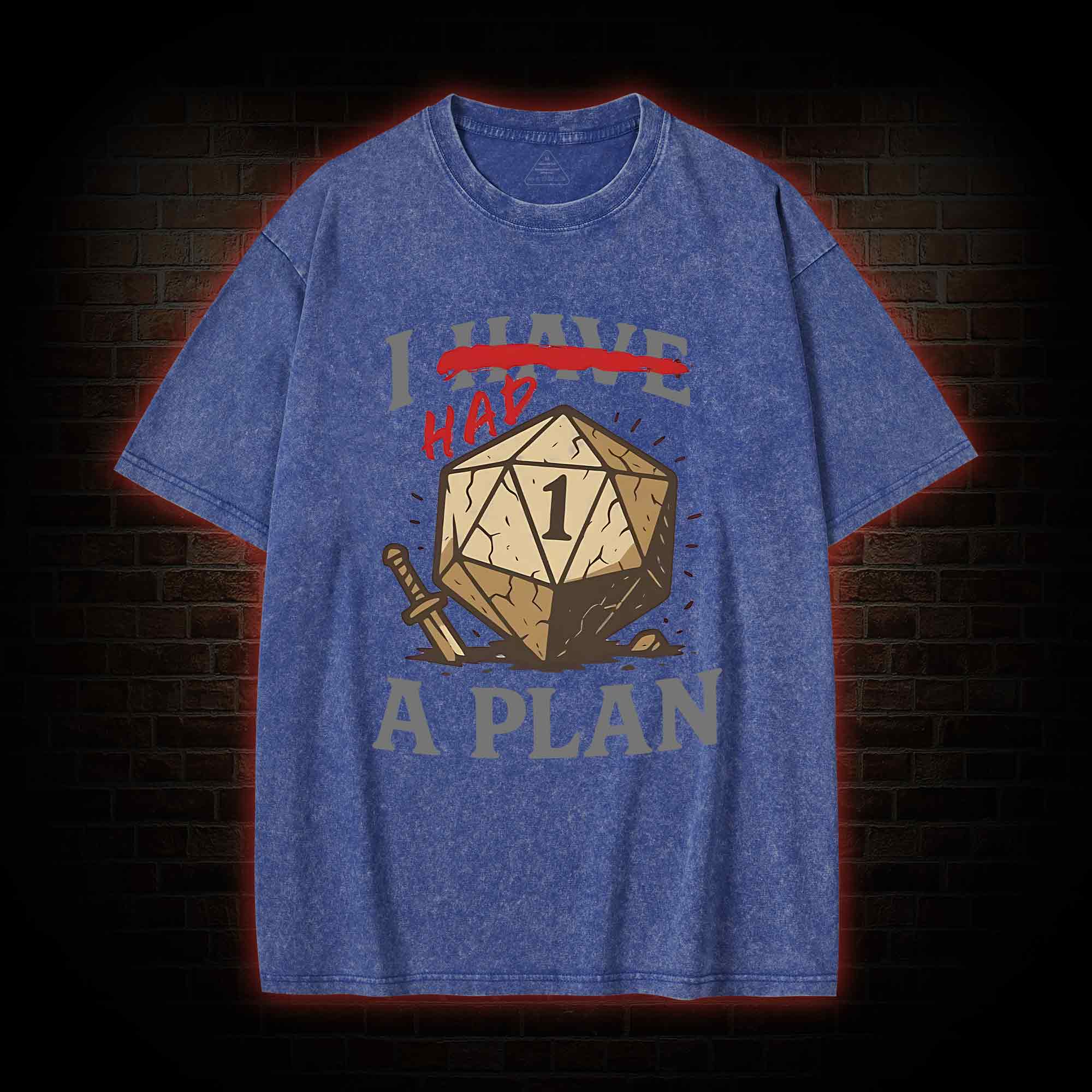 I Had a Plan Washed T-shirt