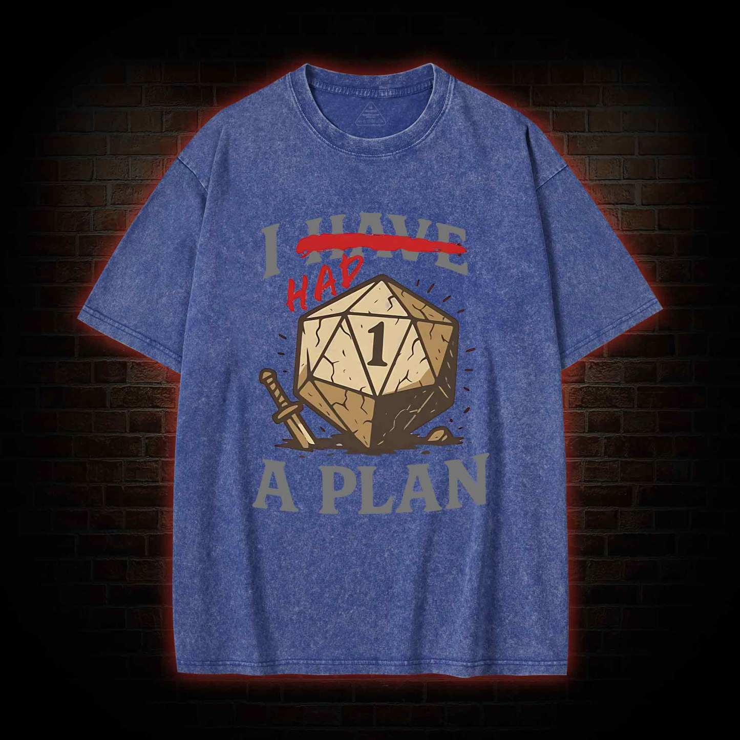 I Had a Plan Washed T-shirt