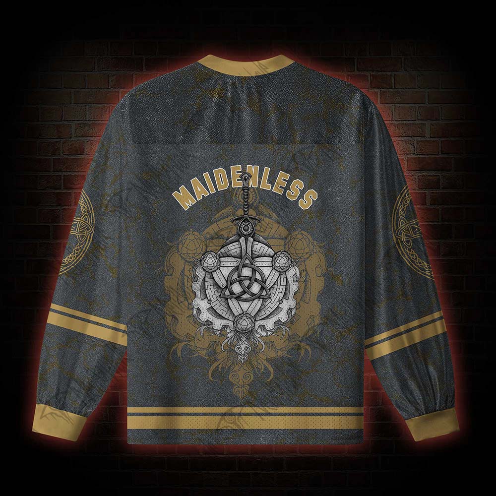 Maidenless V-Neck Long Sleeve Jersey