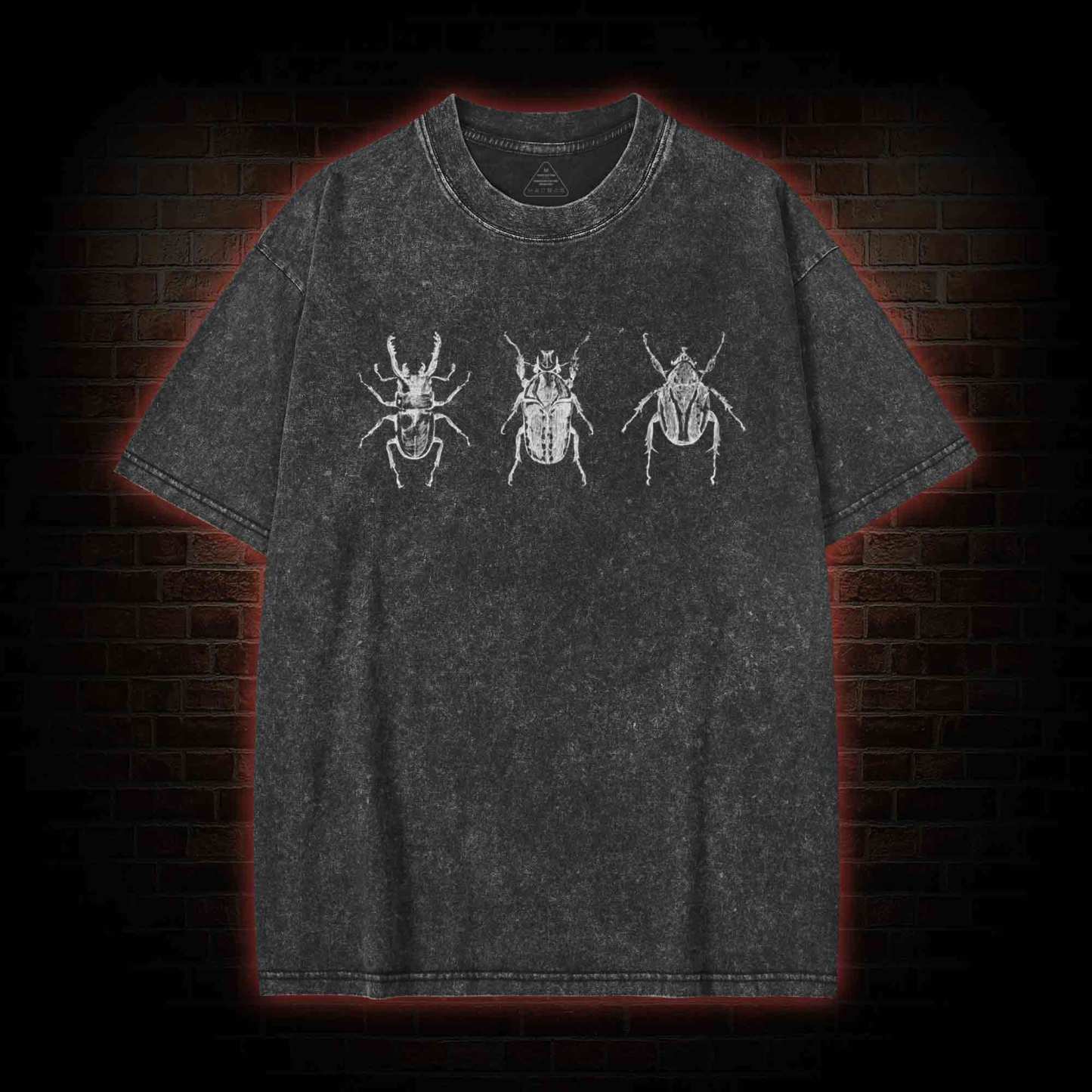 Distressed Beetle Washed T-shirt