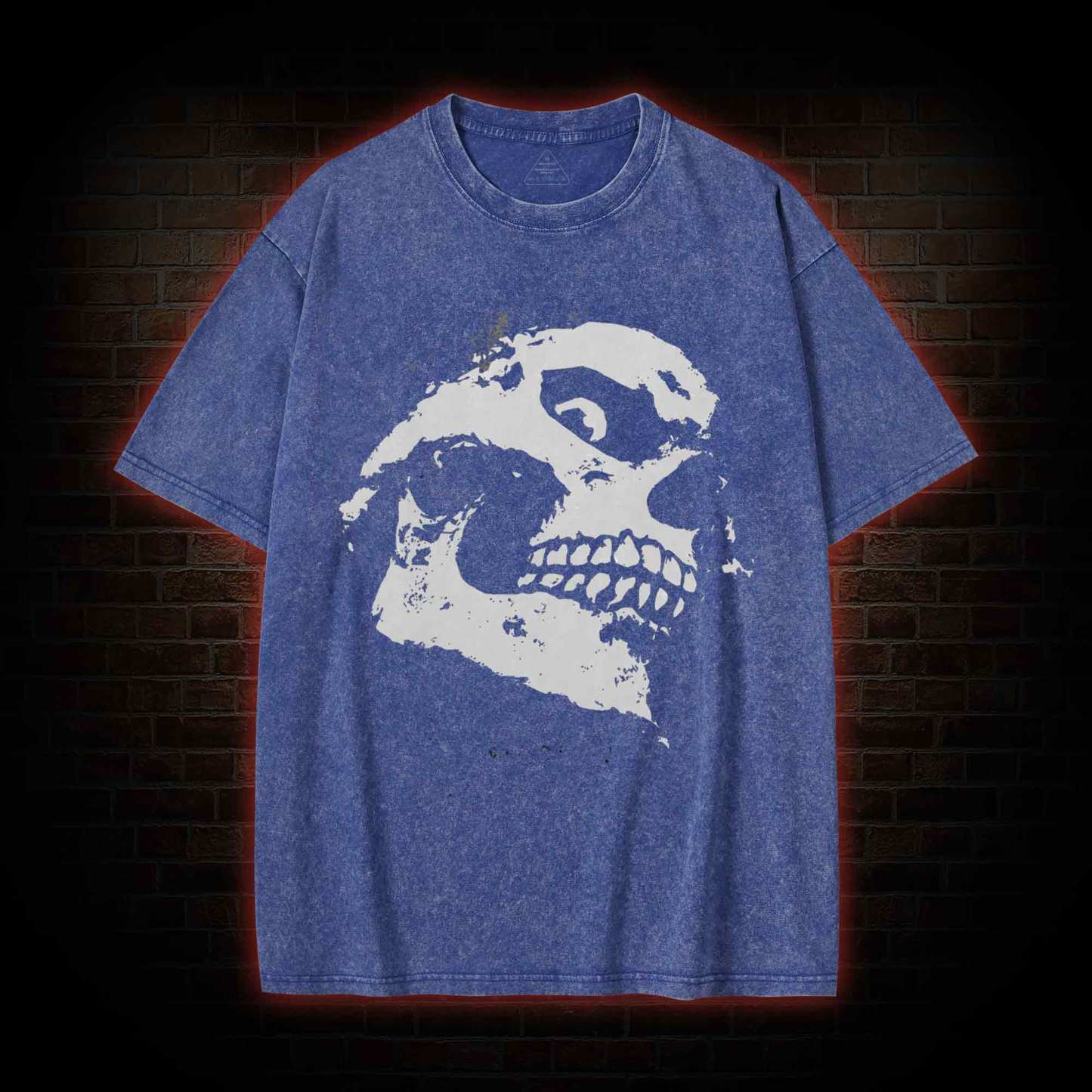 Retro Skull Washed T-shirt