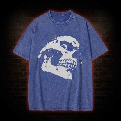 Retro Skull Washed T-shirt