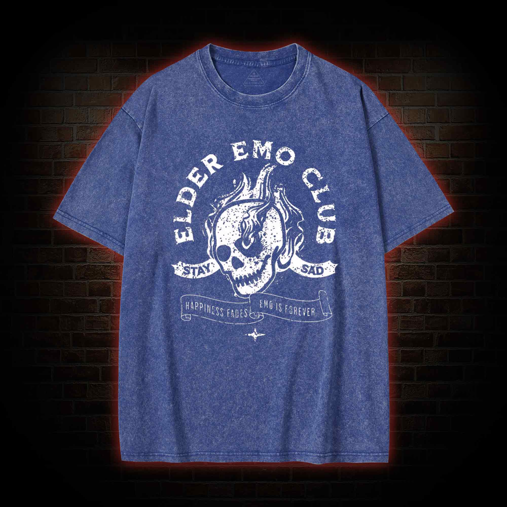 Elder Emo Club Washed T-shirt