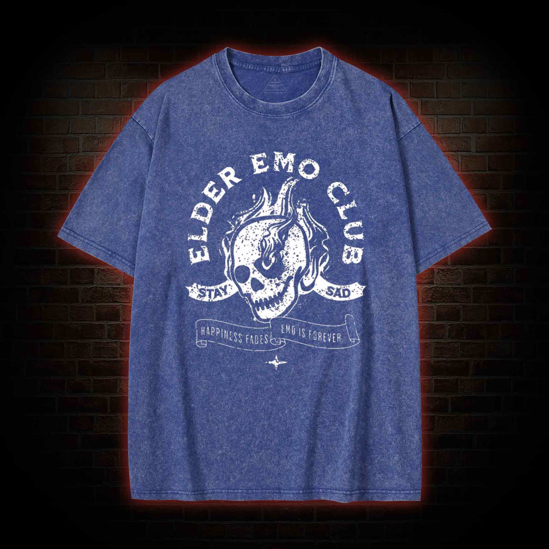 Elder Emo Club Washed T-shirt