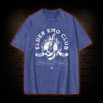 Elder Emo Club Washed T-shirt