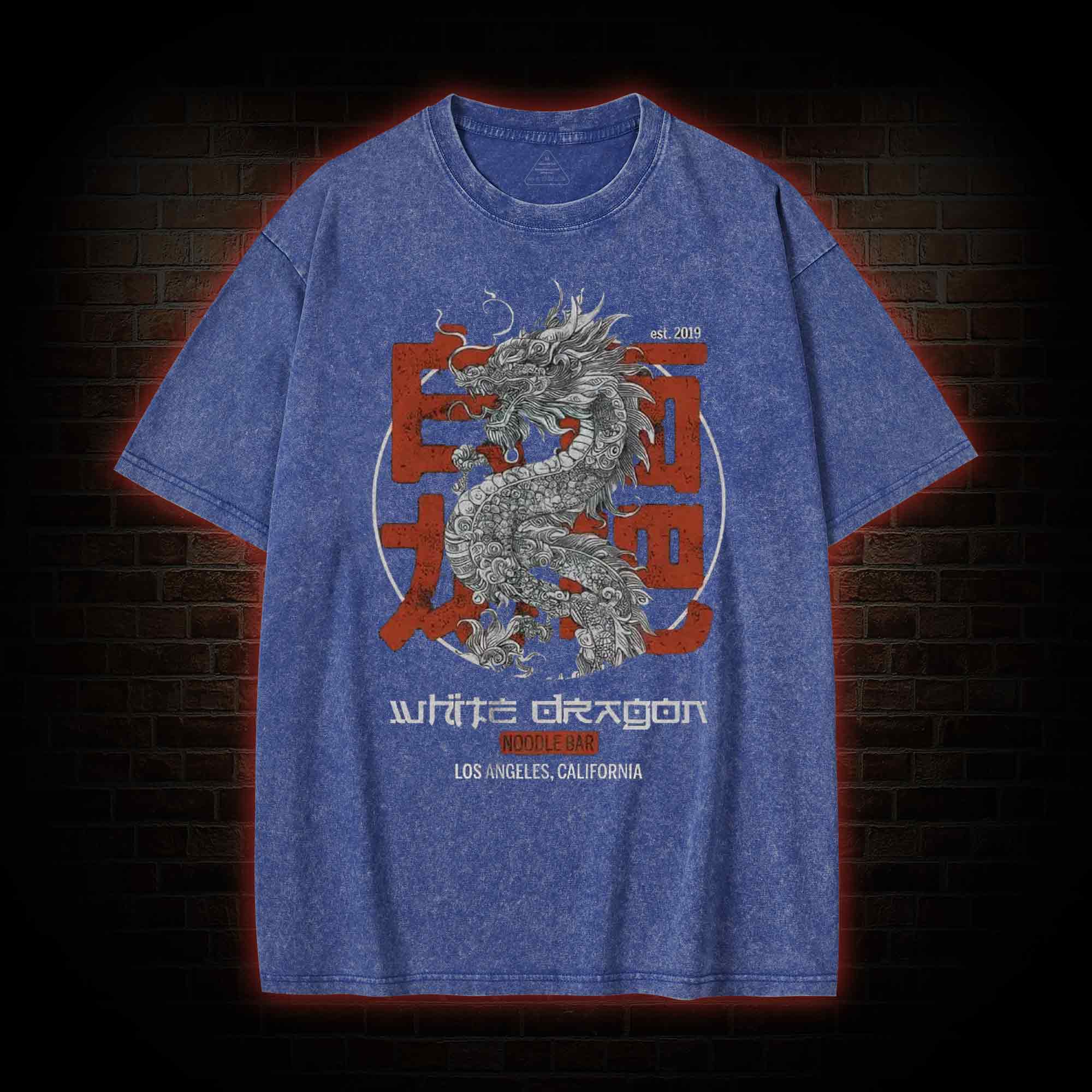 White Dragon Noodle Bar Washed T-shirt