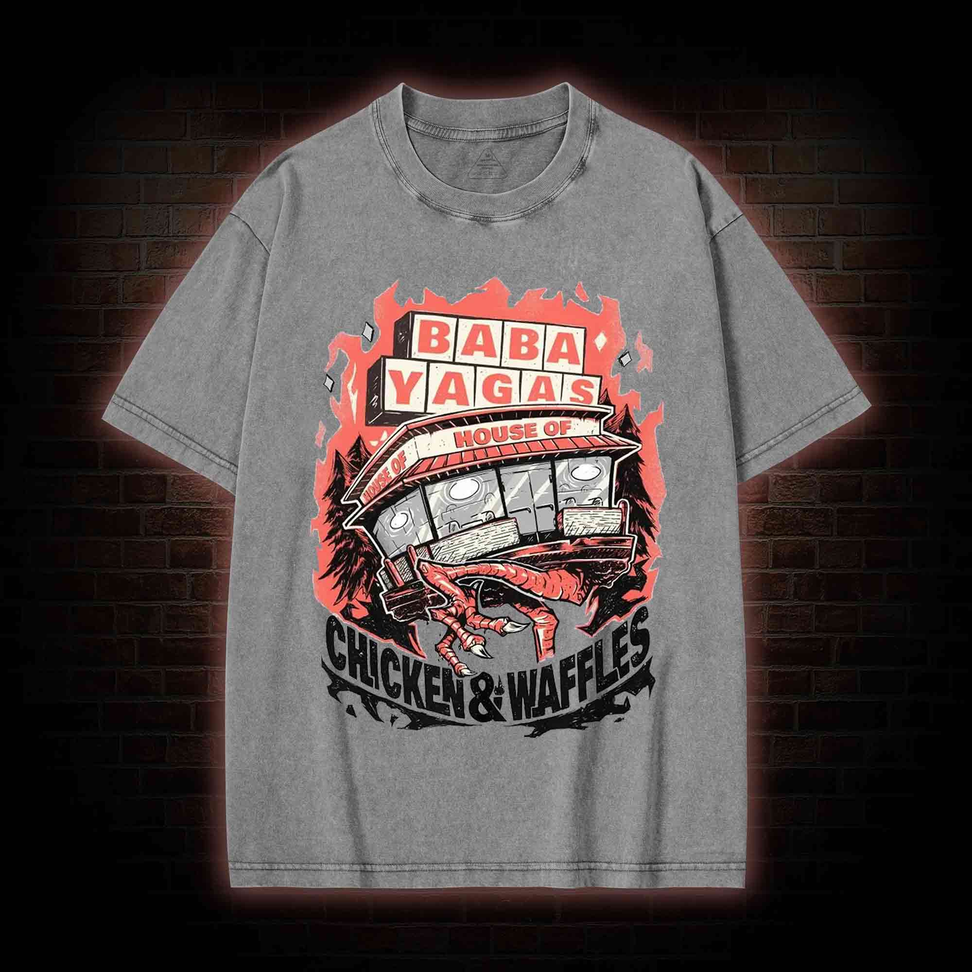 Chicken&Waffles Washed T-shirt