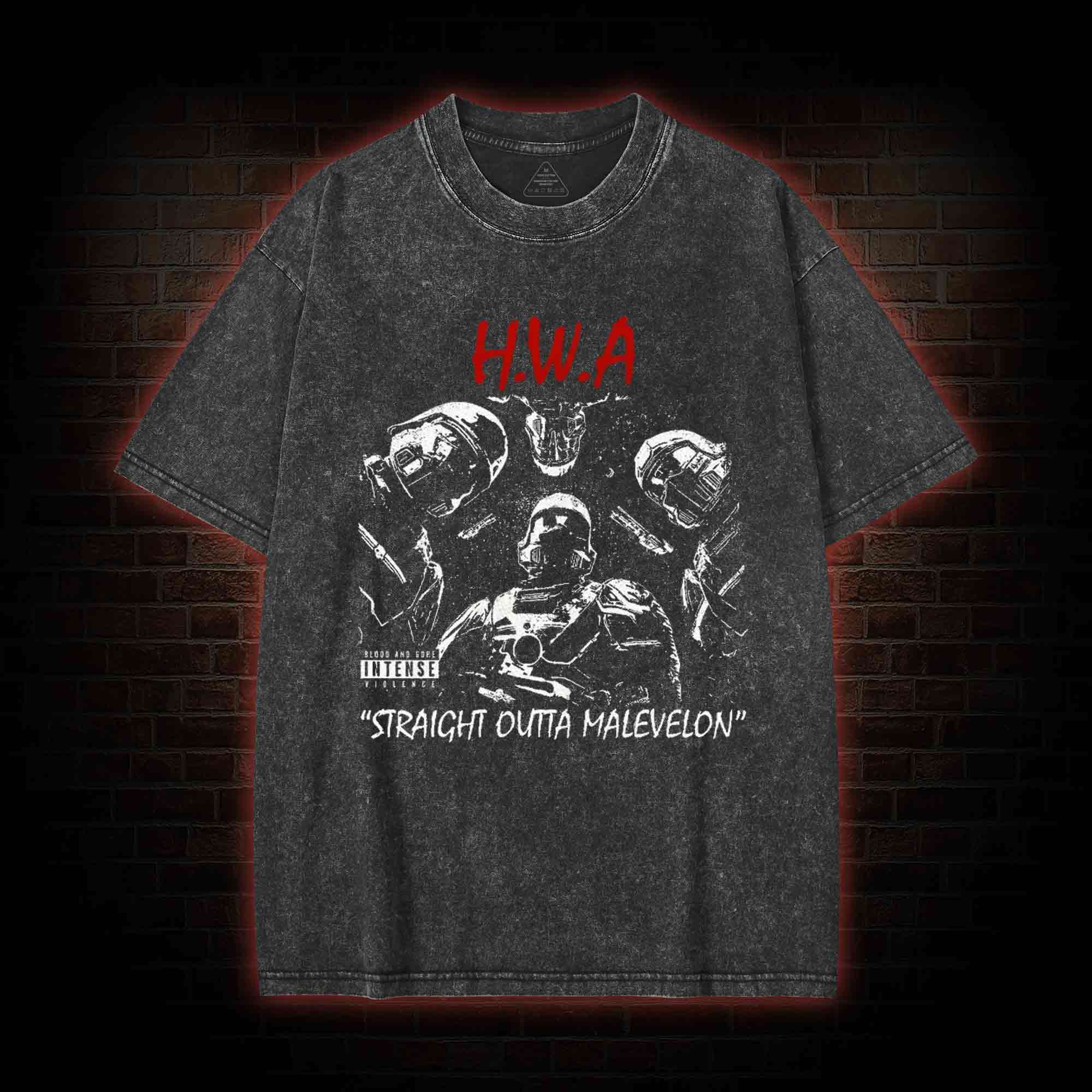 Space Soldier Washed T-shirt