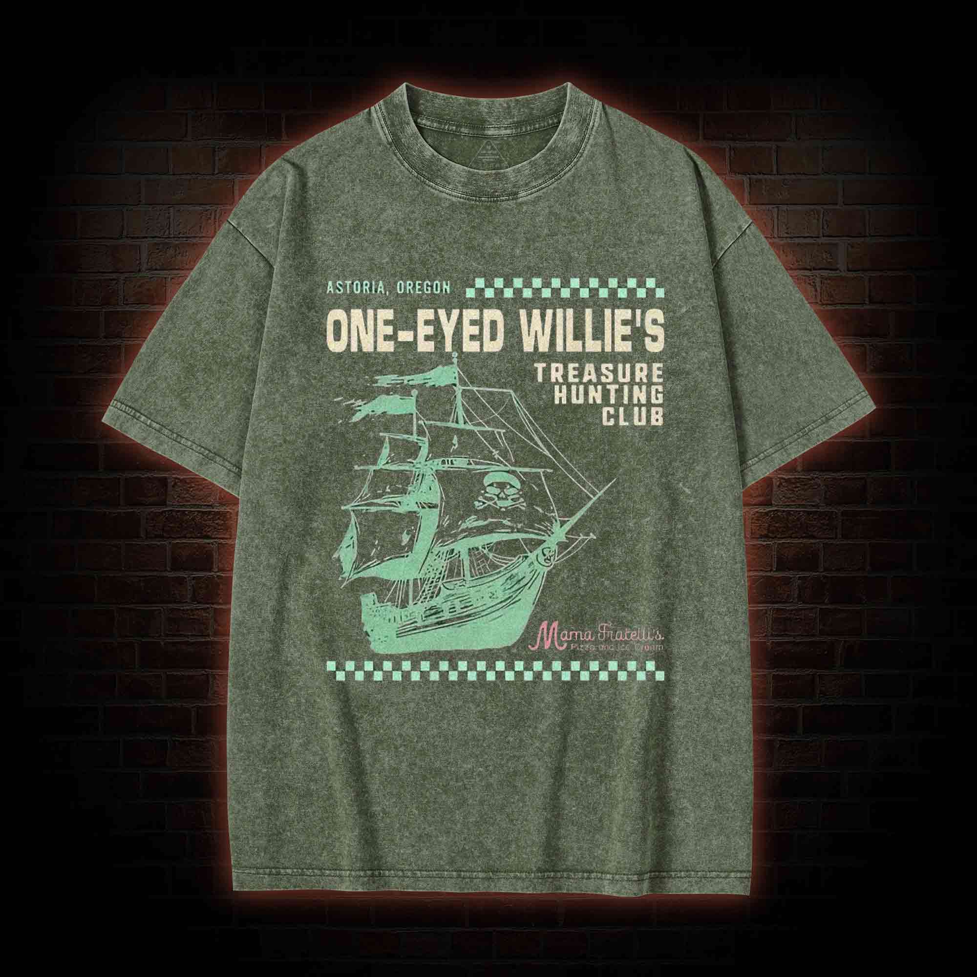 Treasure Hunting Club Washed T-shirt