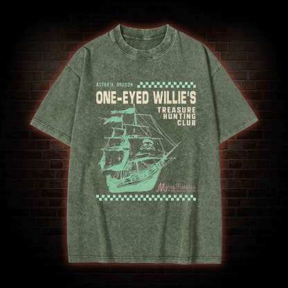 Treasure Hunting Club Washed T-shirt