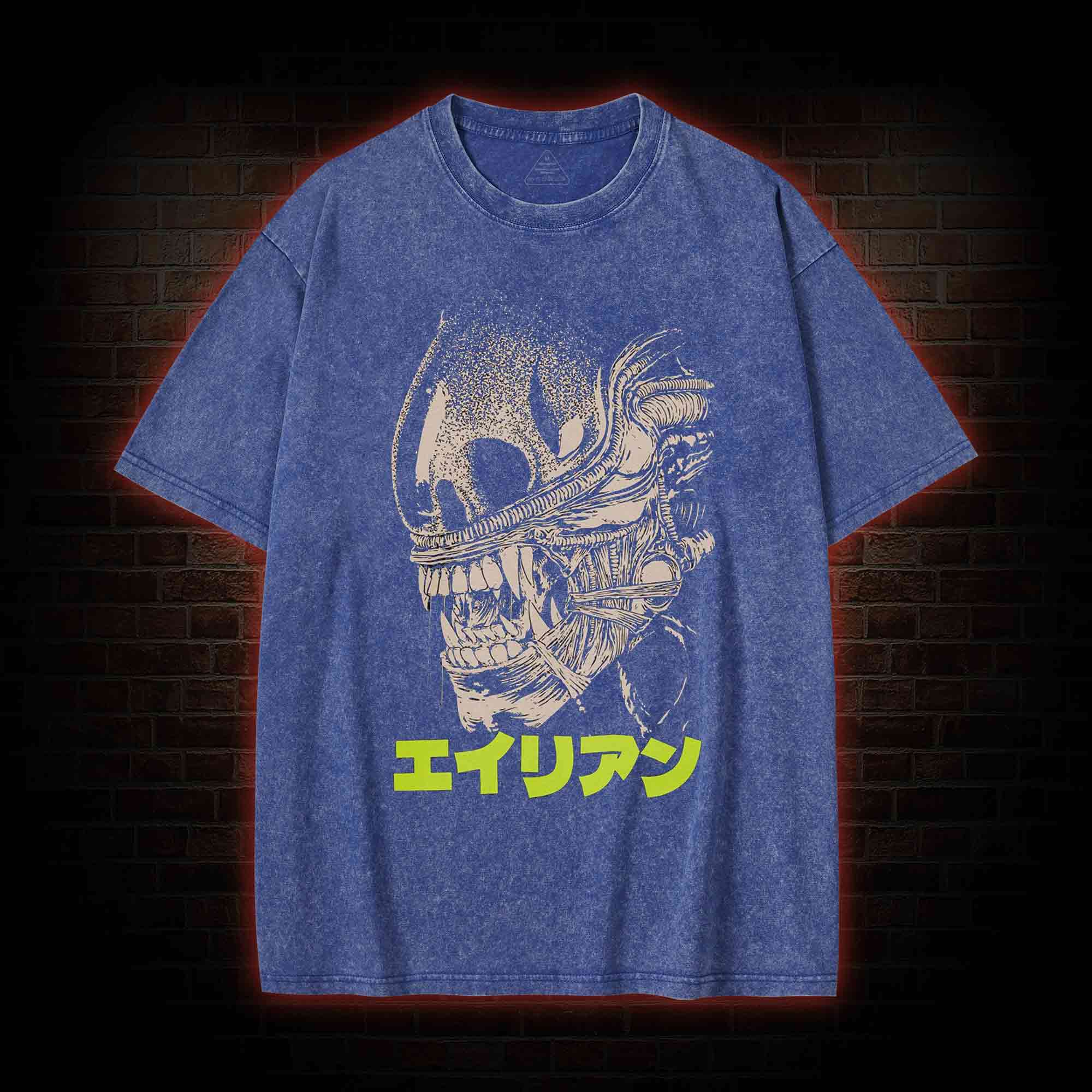 Alien Sci-fi Horror Washed T-shirt