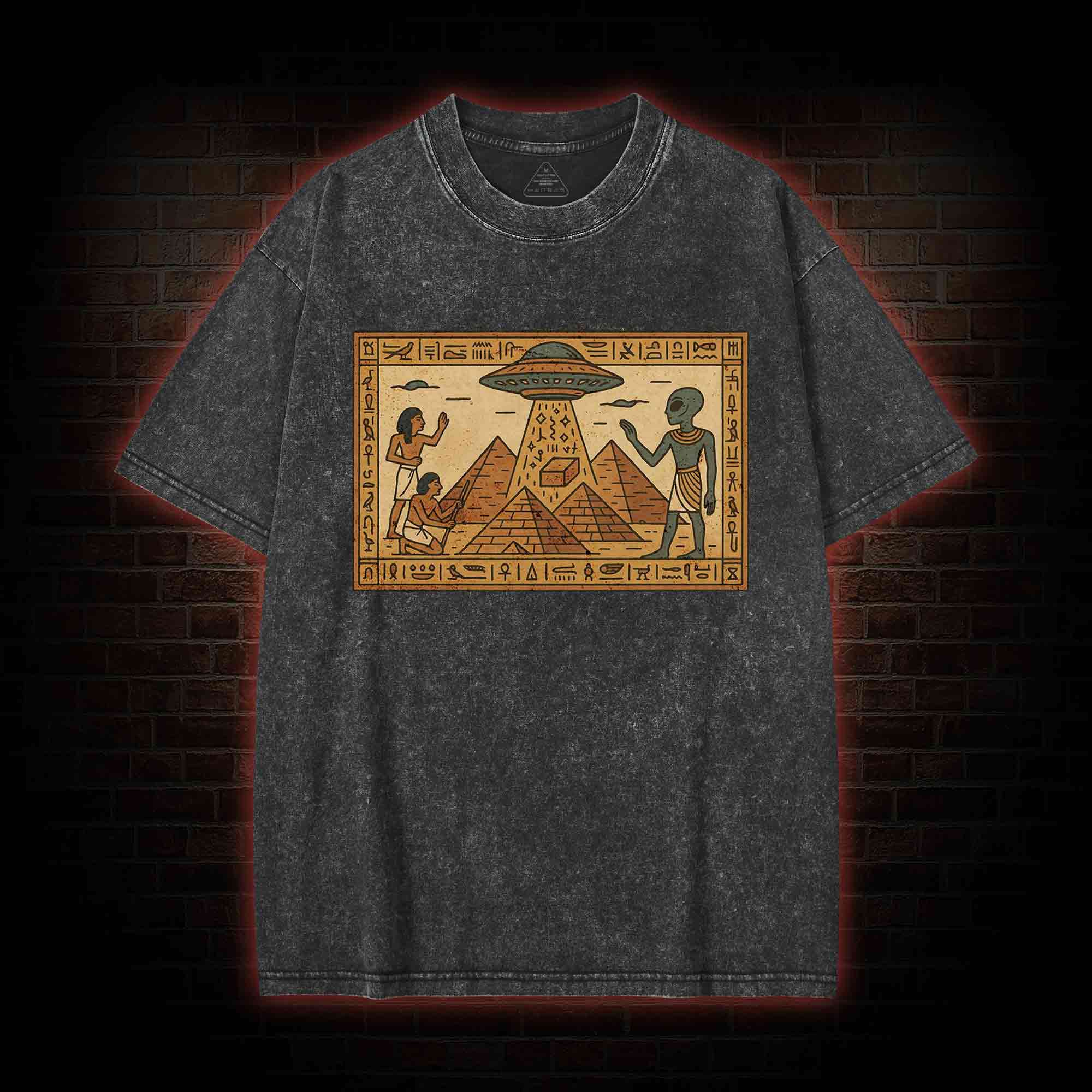 Ancient Aliens Washed T-shirt
