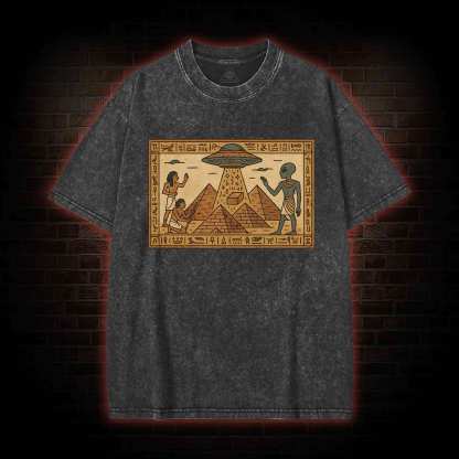 Ancient Aliens Washed T-shirt