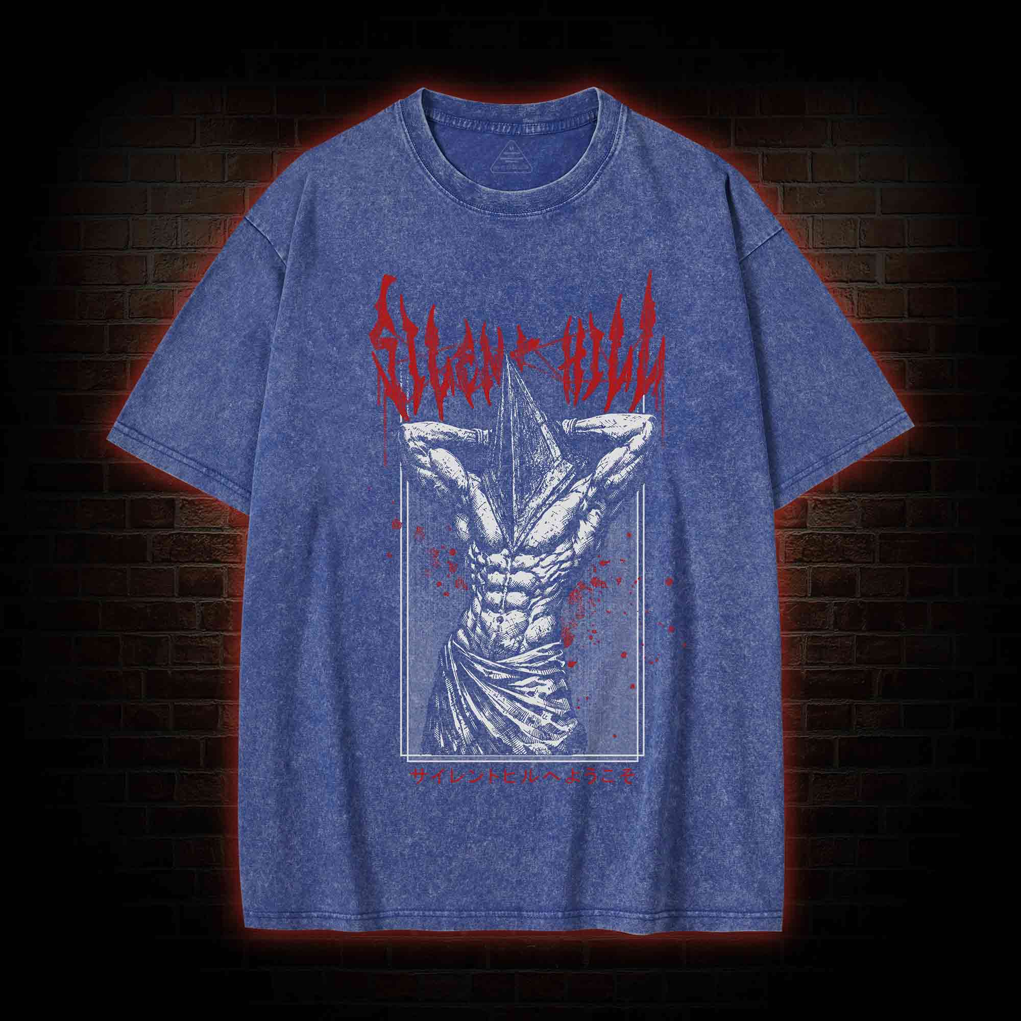 Pyramid Head Workout Washed T-shirt