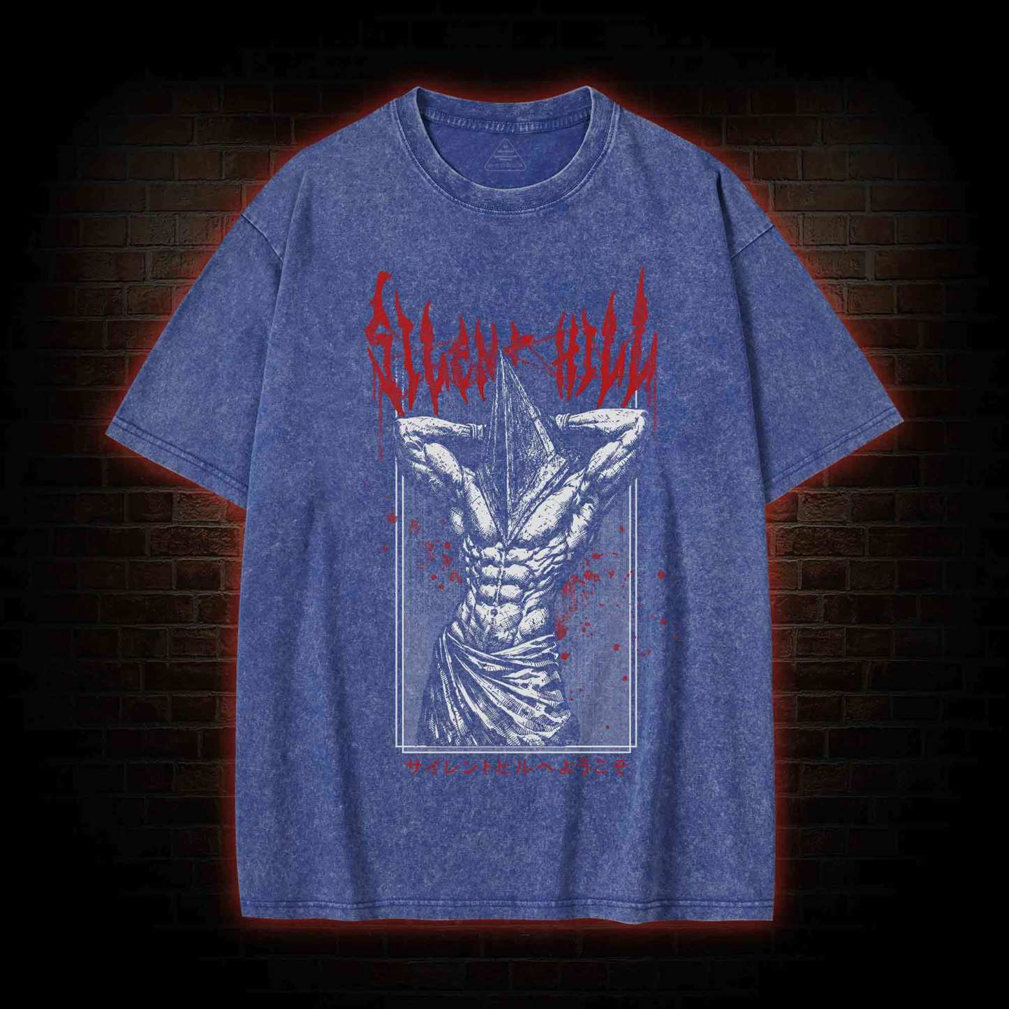 Pyramid Head Workout Washed T-shirt