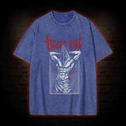 Pyramid Head Workout Washed T-shirt