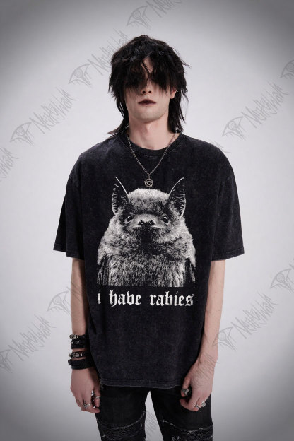 I Have Rabies Washed T-shirt