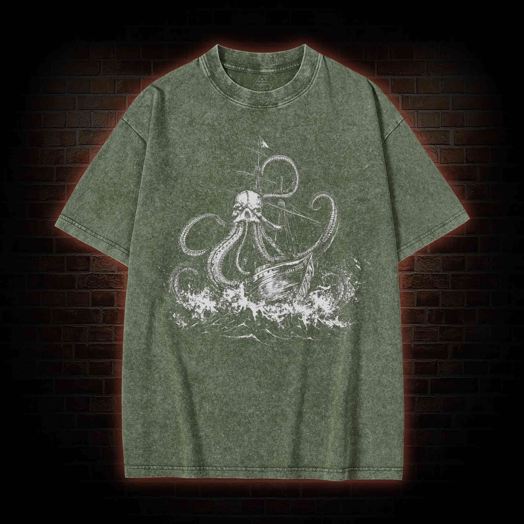 Octopus Washed T-shirt