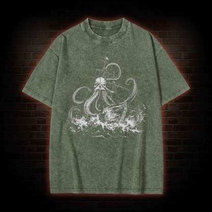 Octopus Washed T-shirt