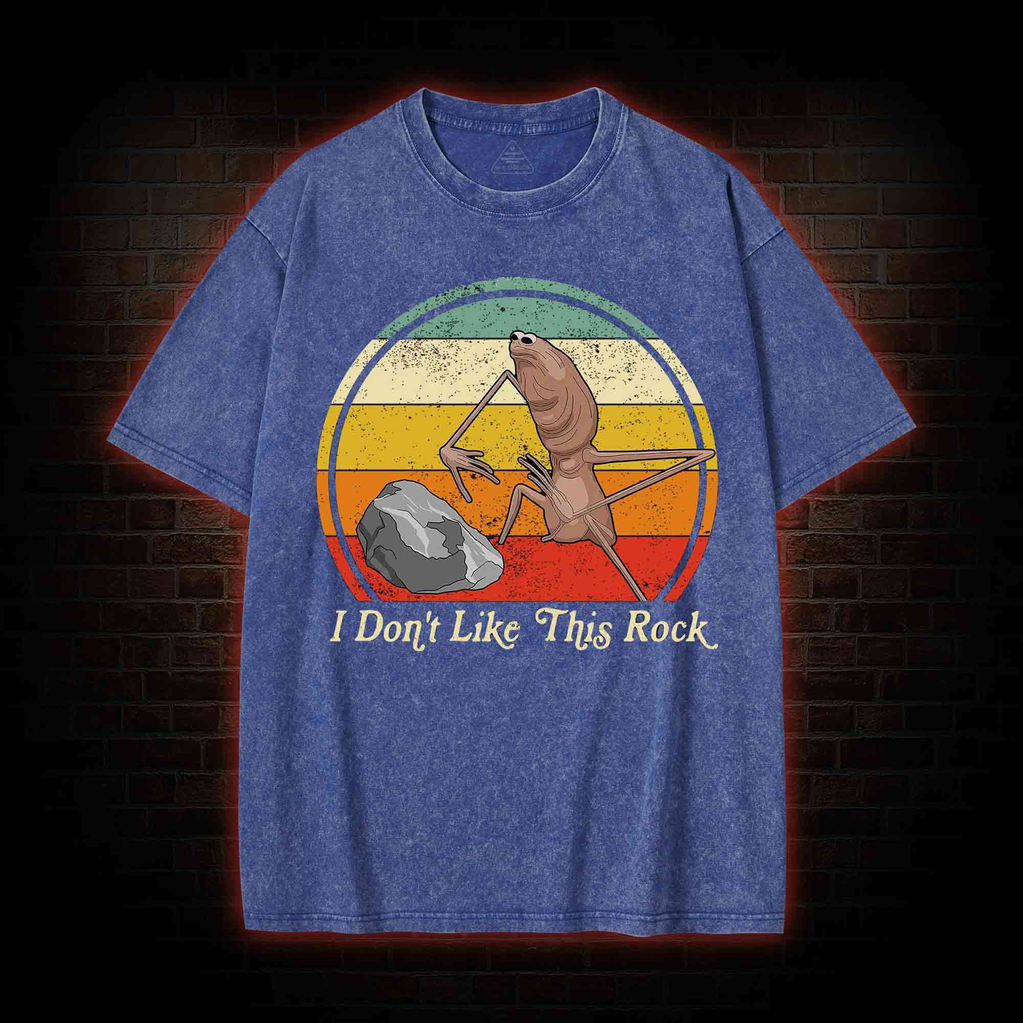 The Worm Funny Washed T-shirt