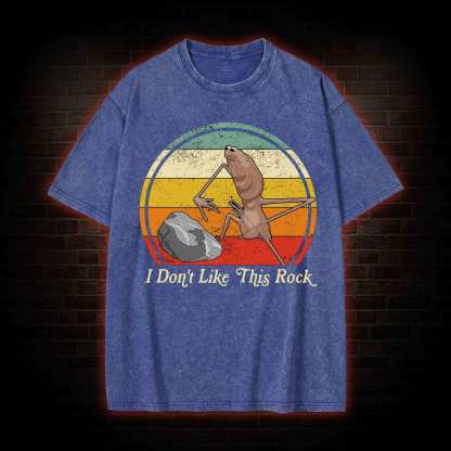 The Worm Funny Washed T-shirt