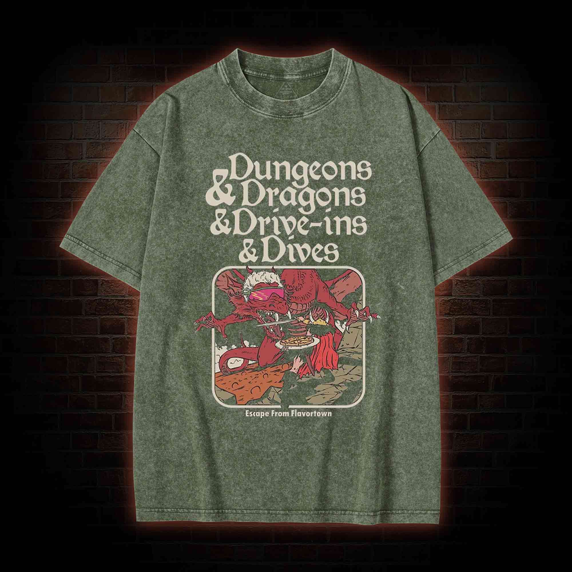 Escape from Flavortown Washed T-shirt