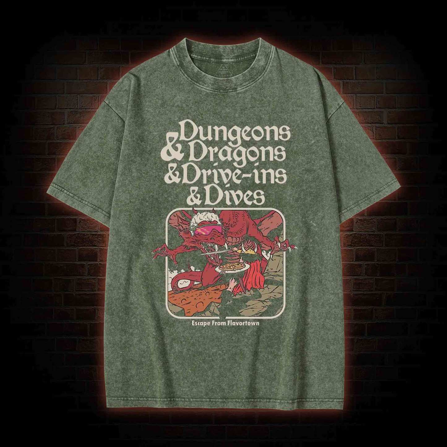 Escape from Flavortown Washed T-shirt