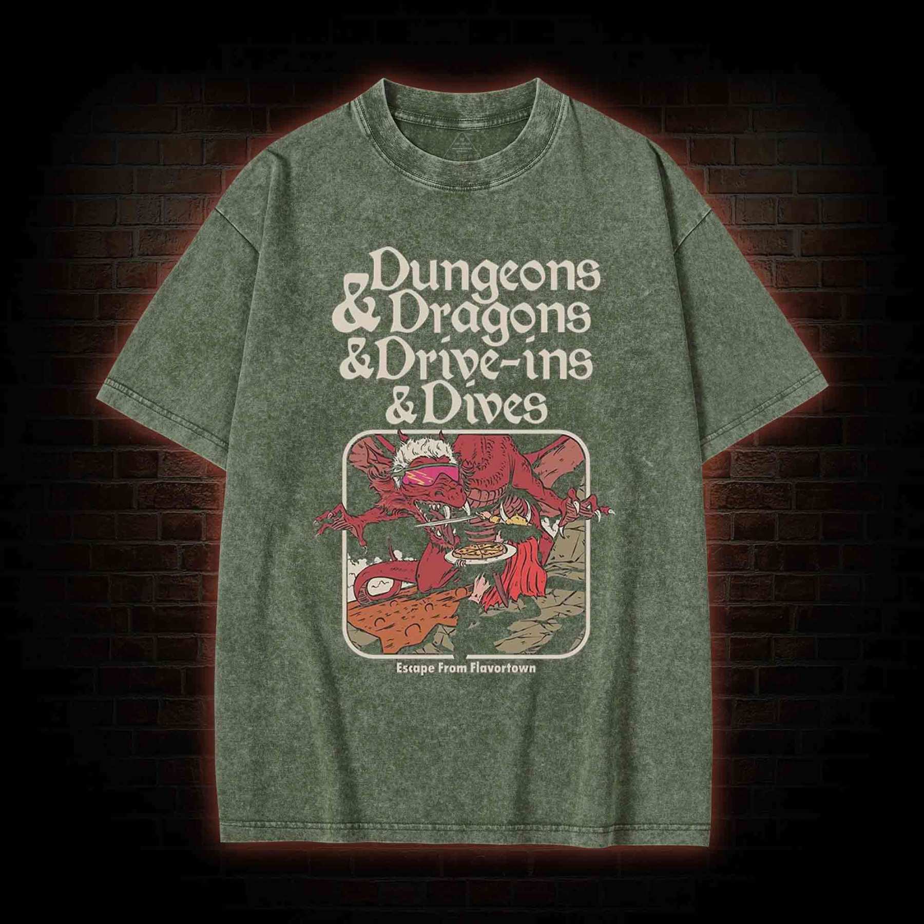 Escape from Flavortown Washed T-shirt