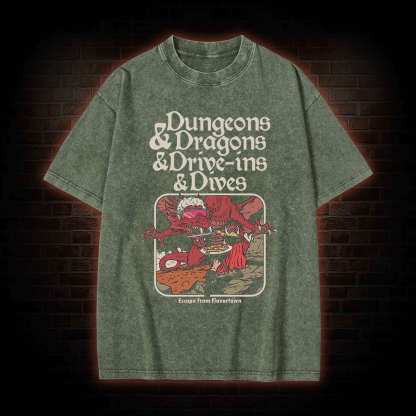 Escape from Flavortown Washed T-shirt