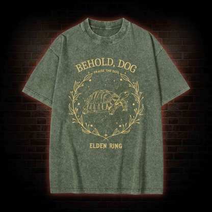 Behold Dog Washed T-shirt