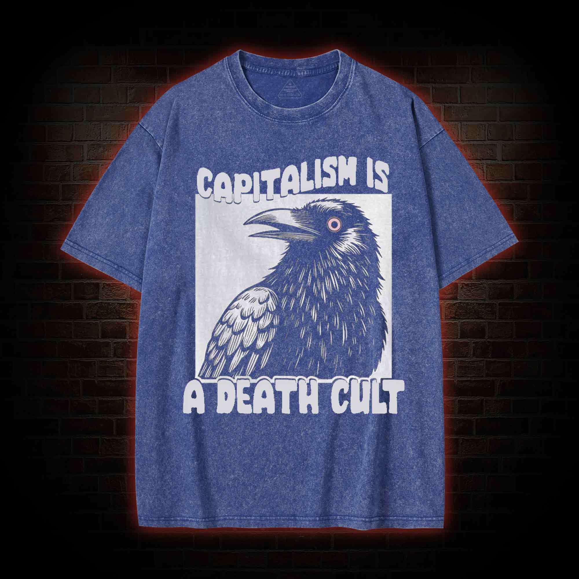 Vintage Capitalism is A Death Cult Washed T-shirt