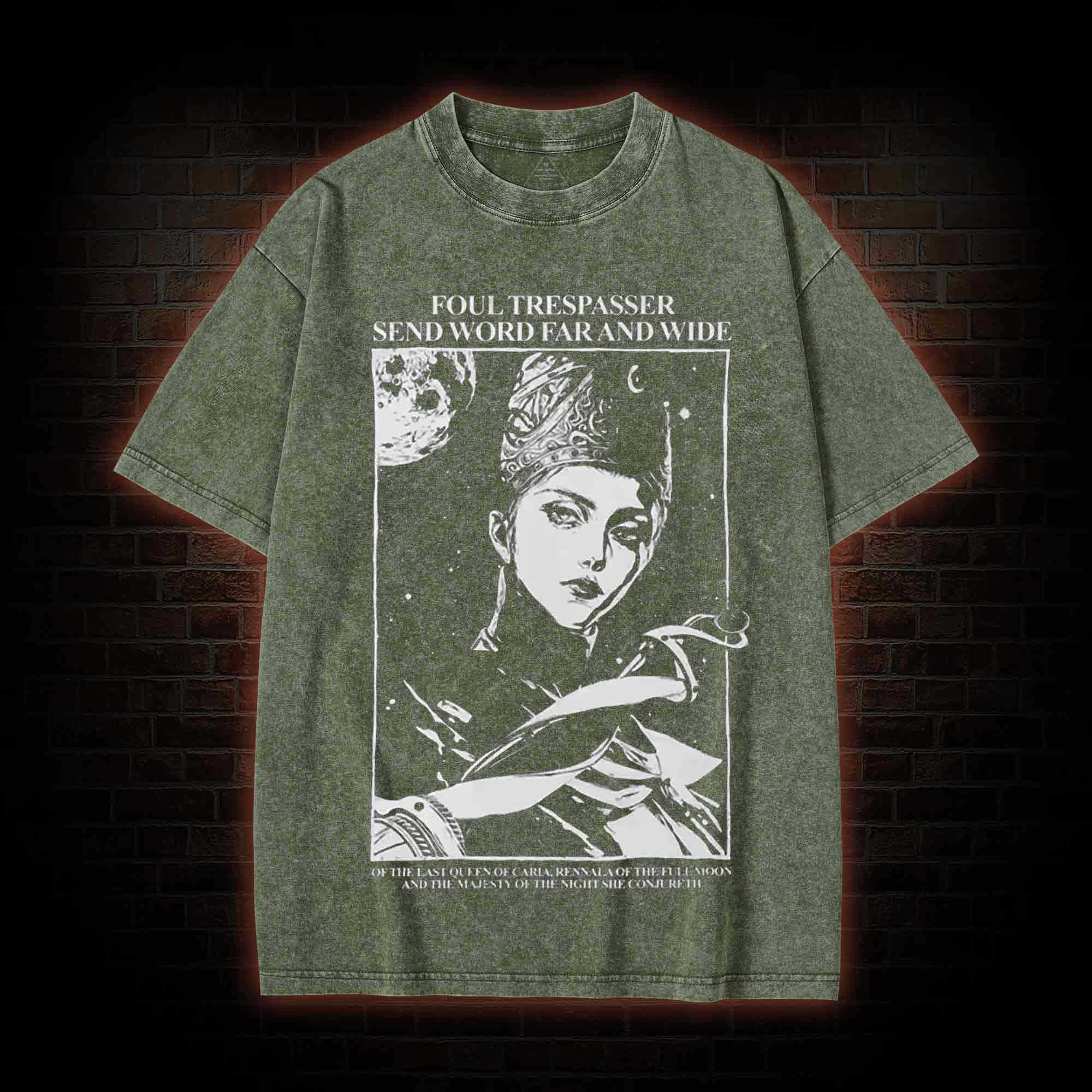 Powerful Sorceress Washed T-shirt