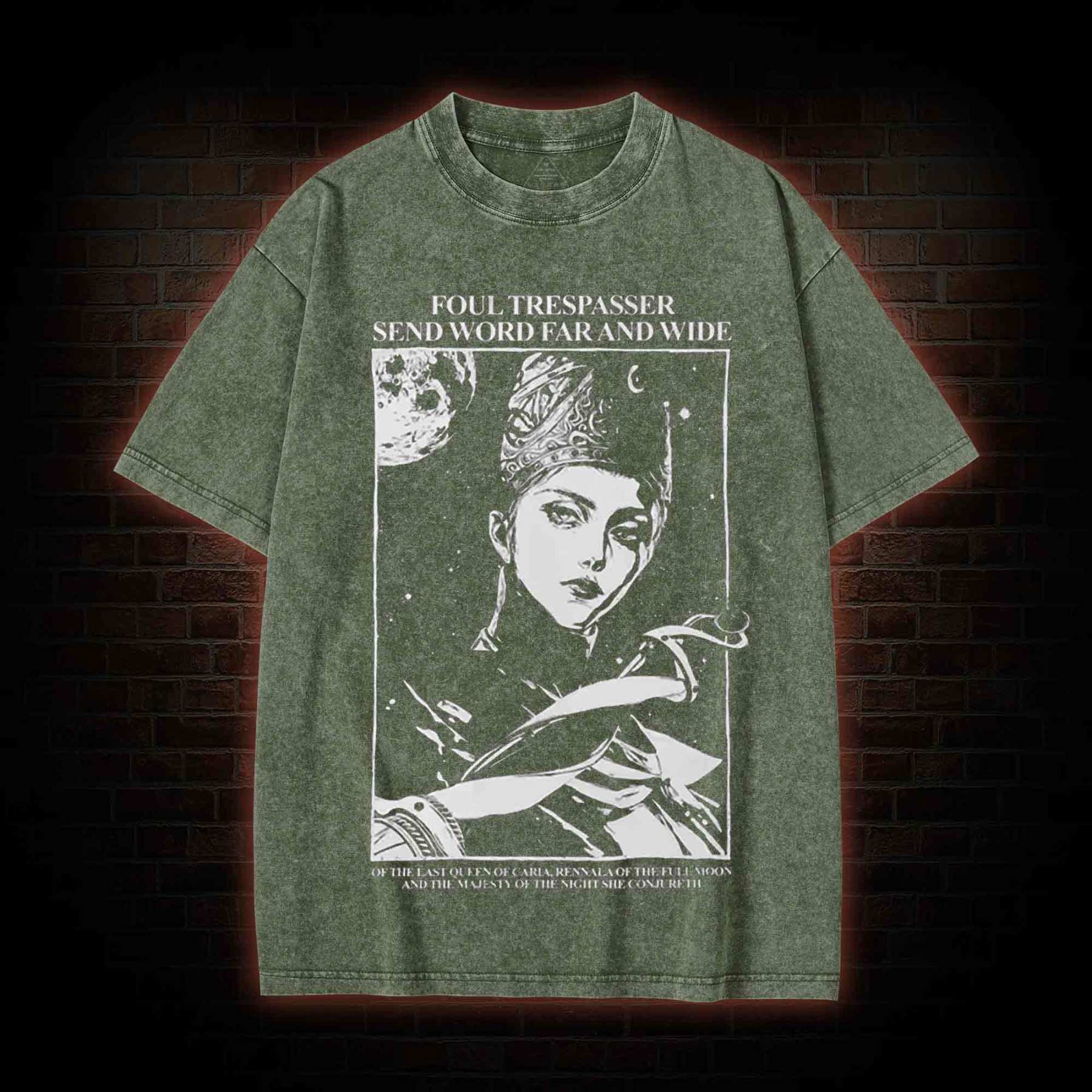 Powerful Sorceress Washed T-shirt