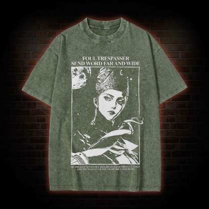 Powerful Sorceress Washed T-shirt