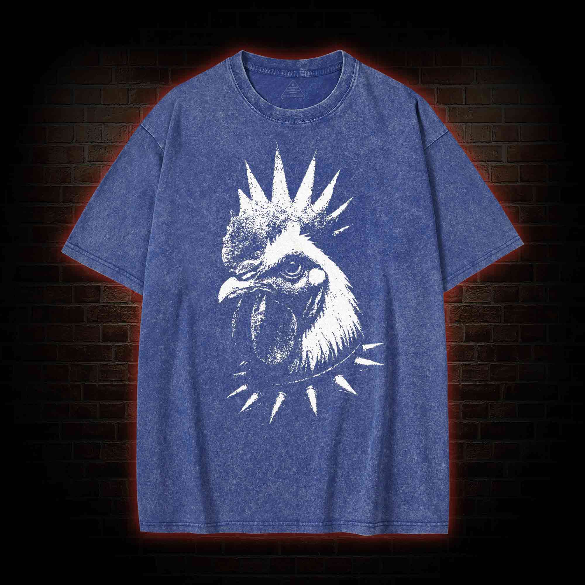 Punk Rooster Washed T-shirt