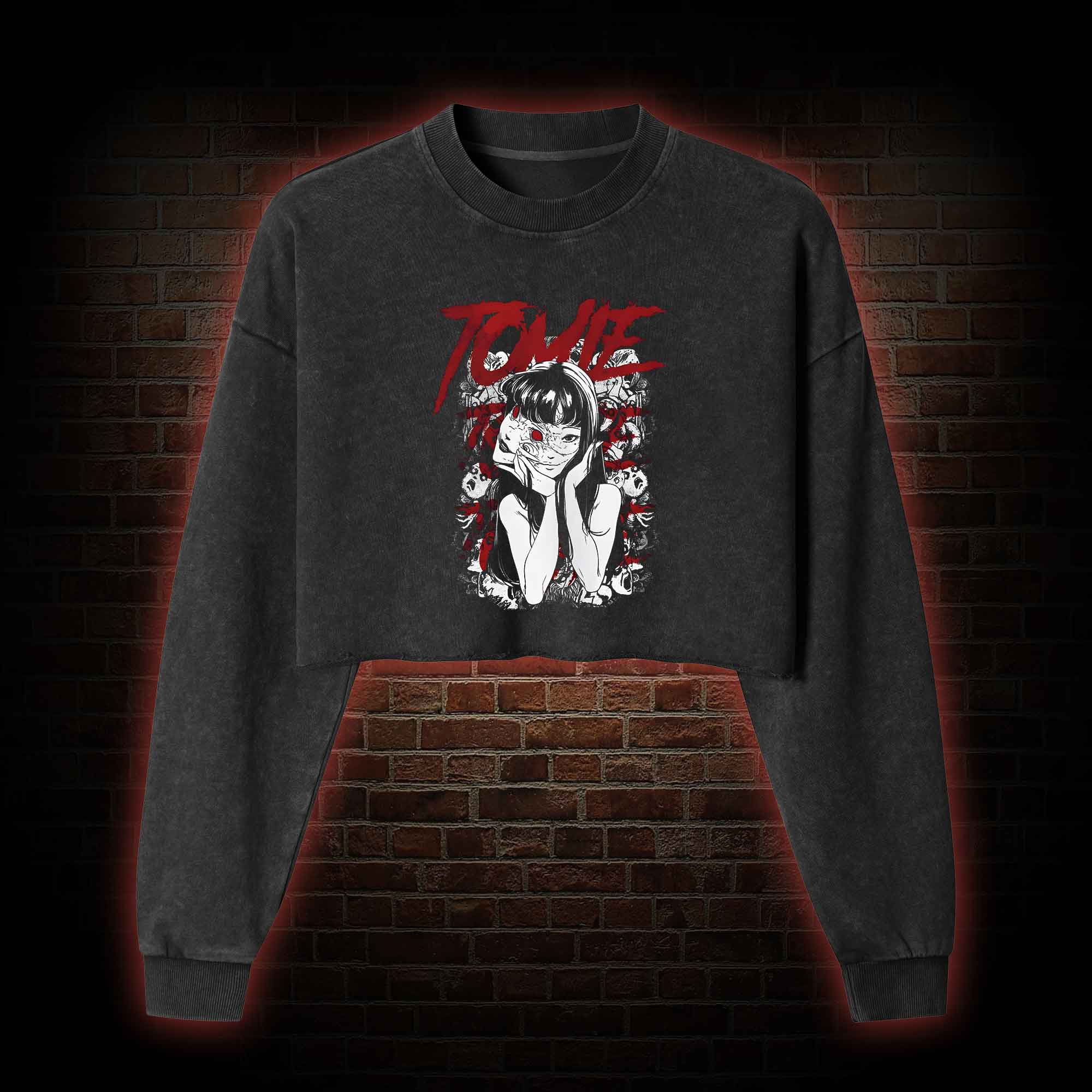 Regeneration Girl Washed Cropped Sweatshirts