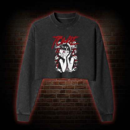 Regeneration Girl Washed Cropped Sweatshirts