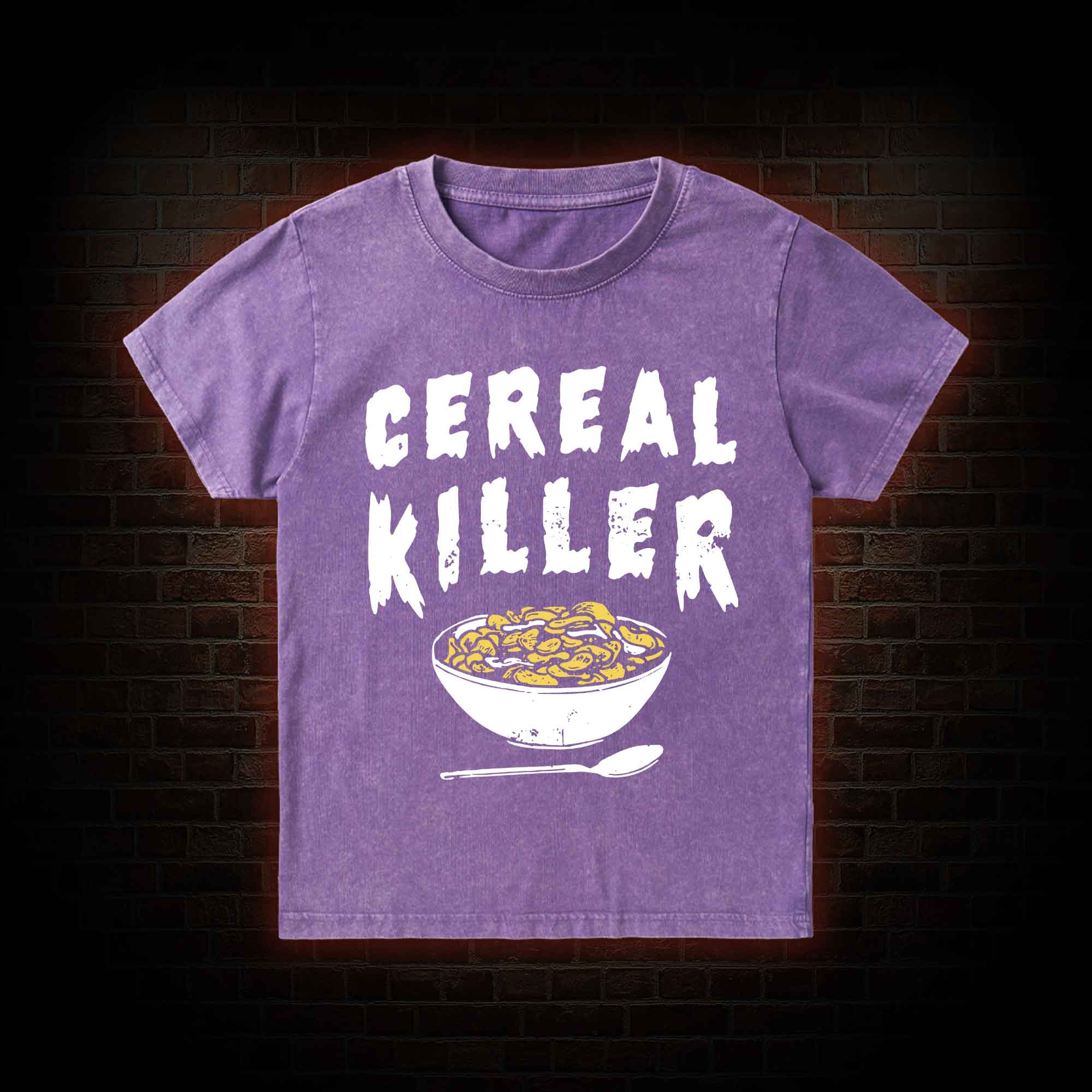 Cereal Killer Kid Washed T-Shirt