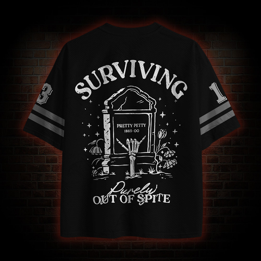 Surviving Purely Out of Spite Mesh Jersey