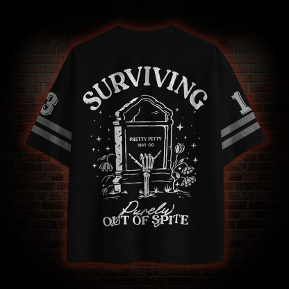 Surviving Purely Out of Spite Mesh Jersey