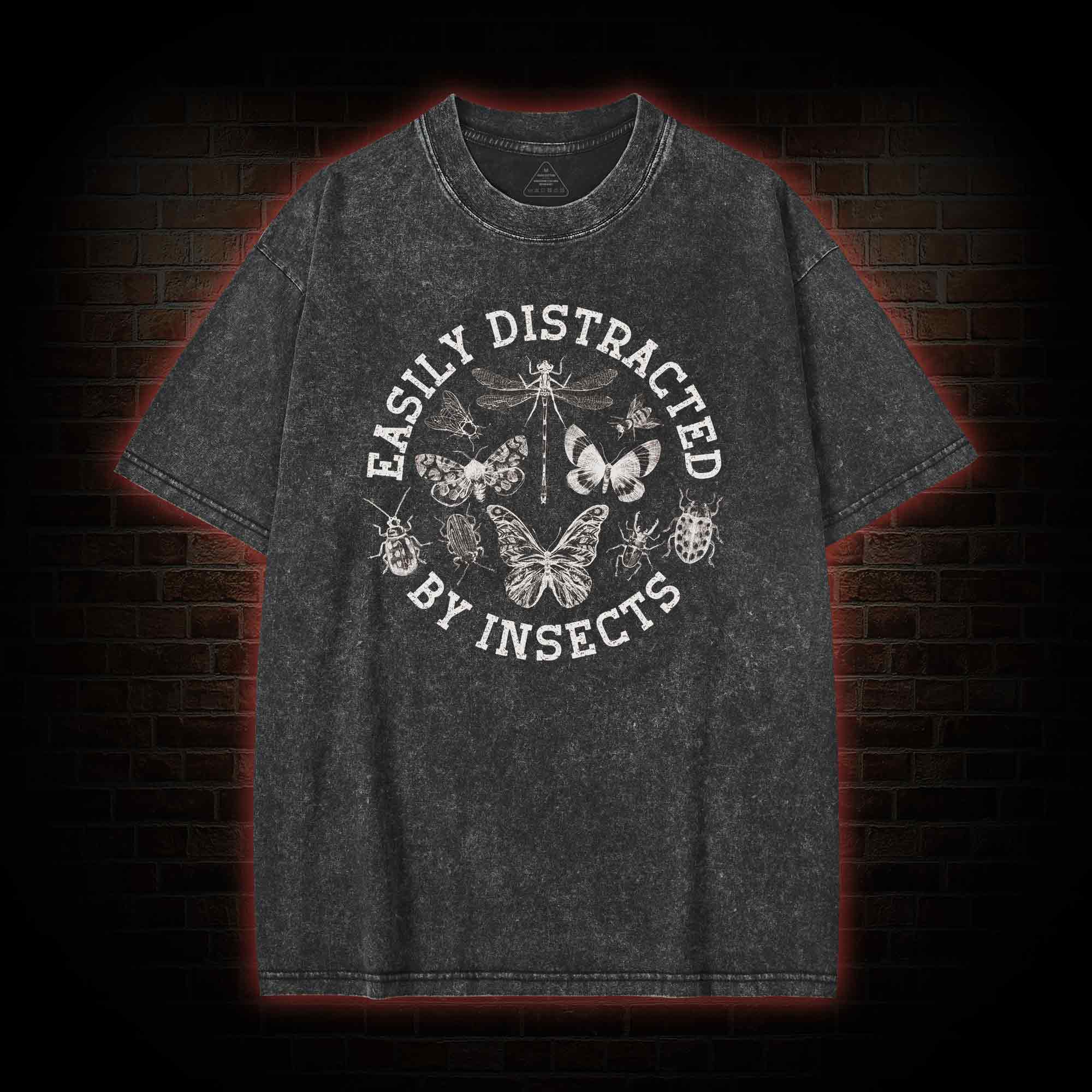Insect Vintage Washed T-shirt