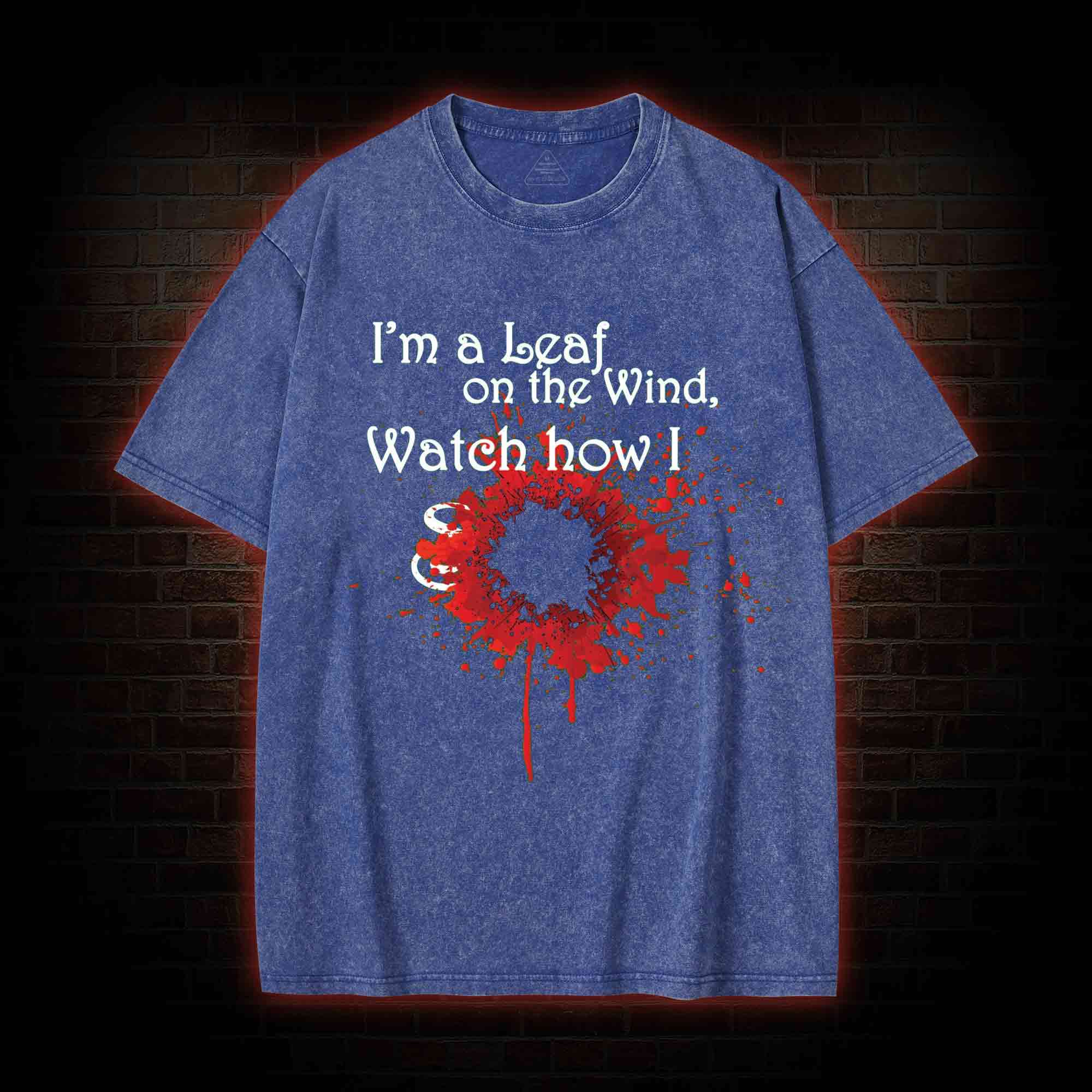 Leaf on the Wind Washed T-shirt