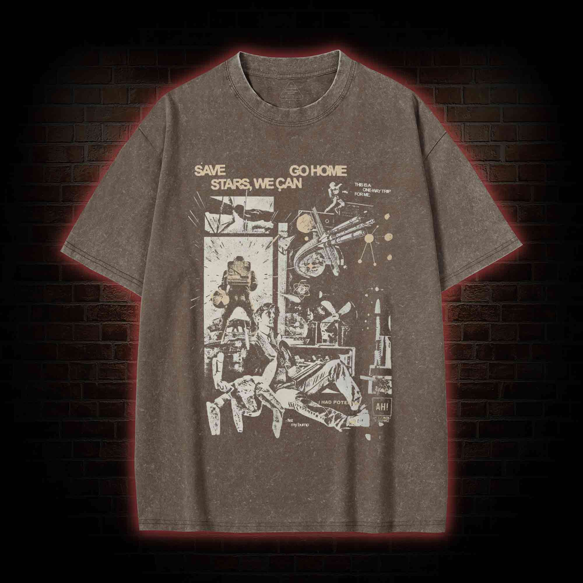 Save Stars Washed T-shirt