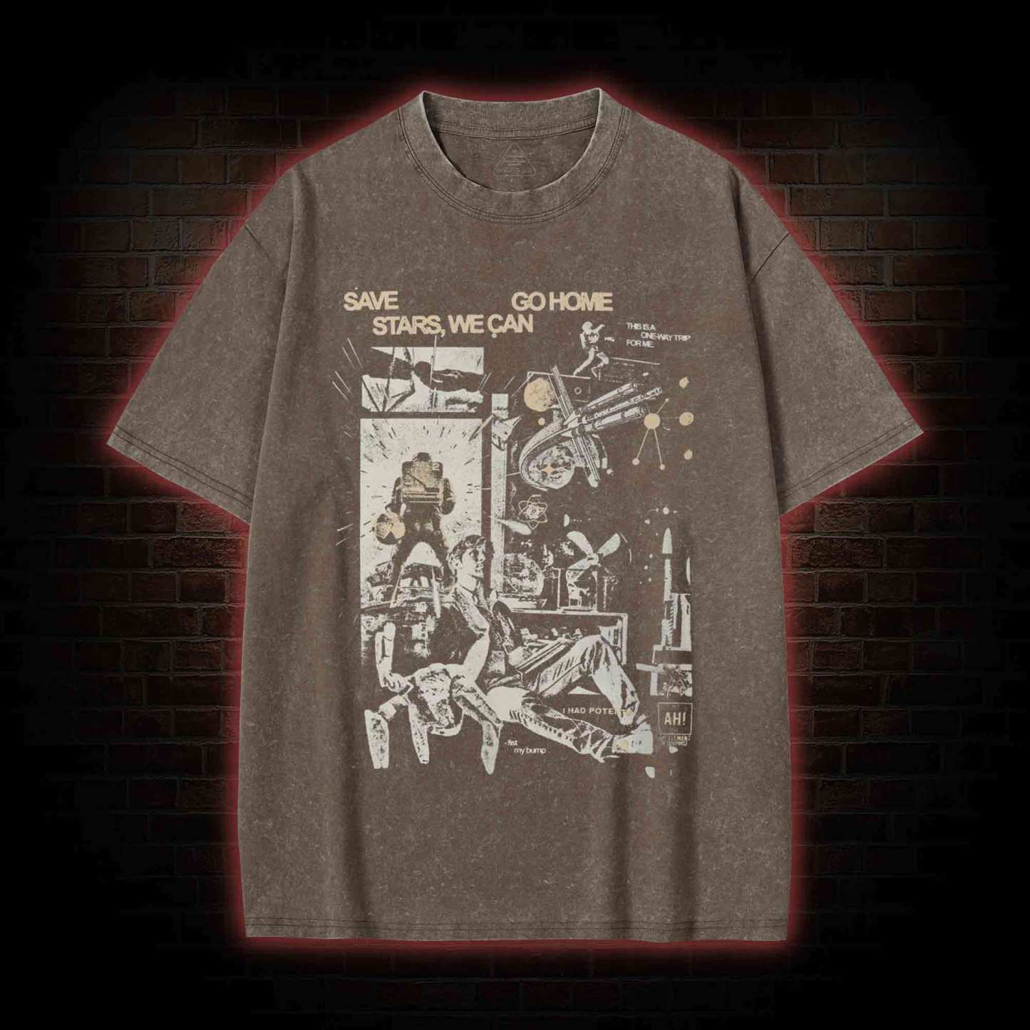 Save Stars Washed T-shirt