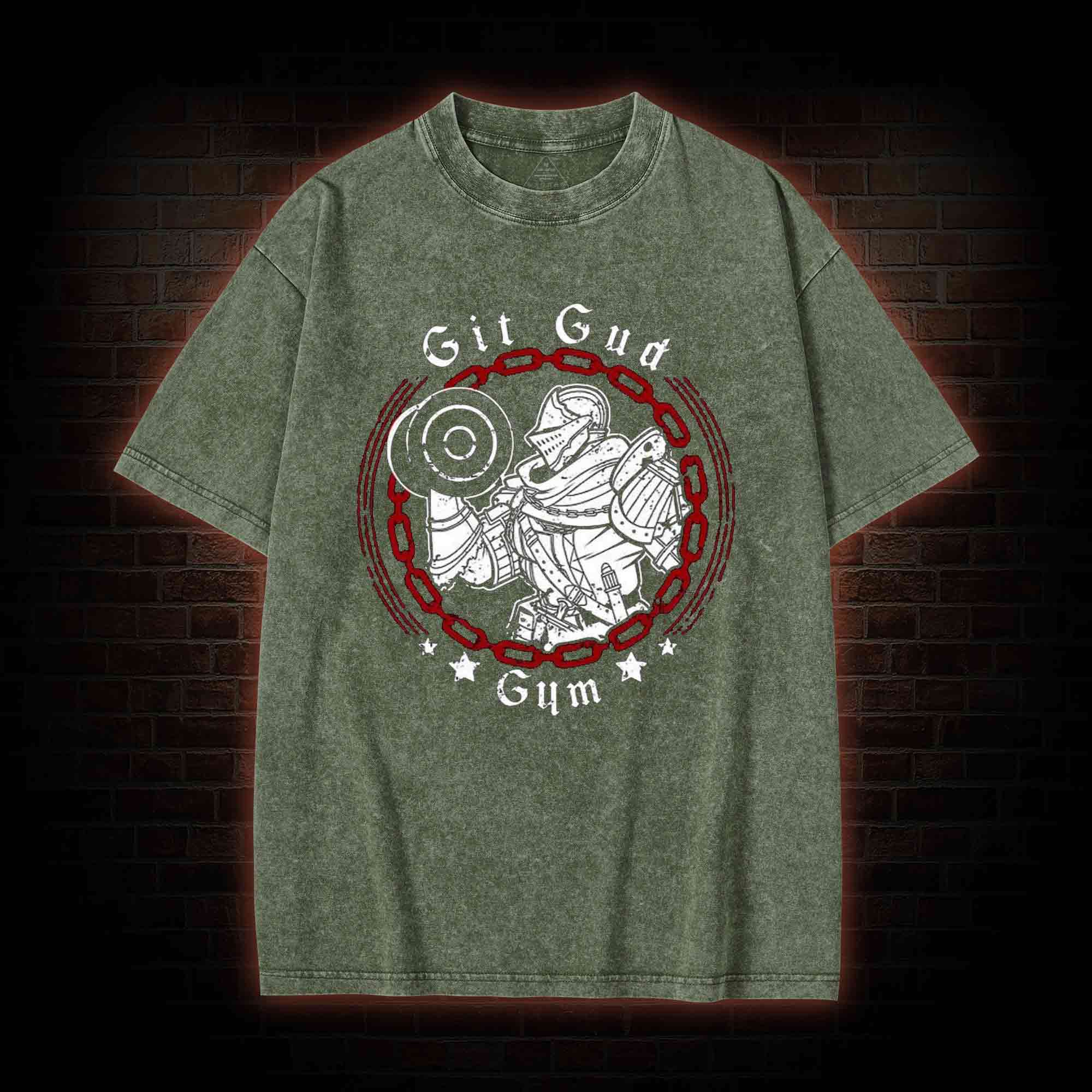 Git Gud Gym Washed T-shirt