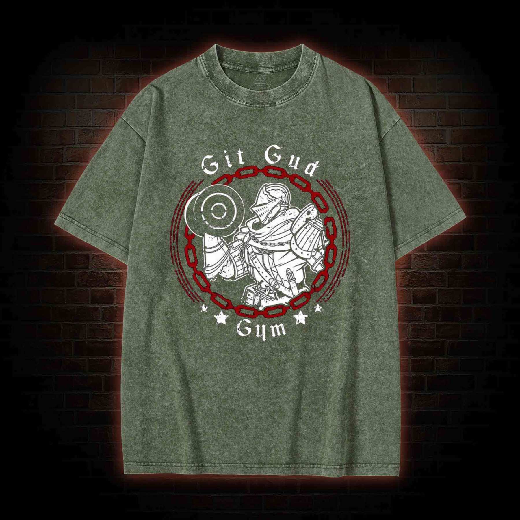 Git Gud Gym Washed T-shirt