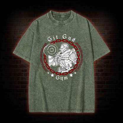 Git Gud Gym Washed T-shirt