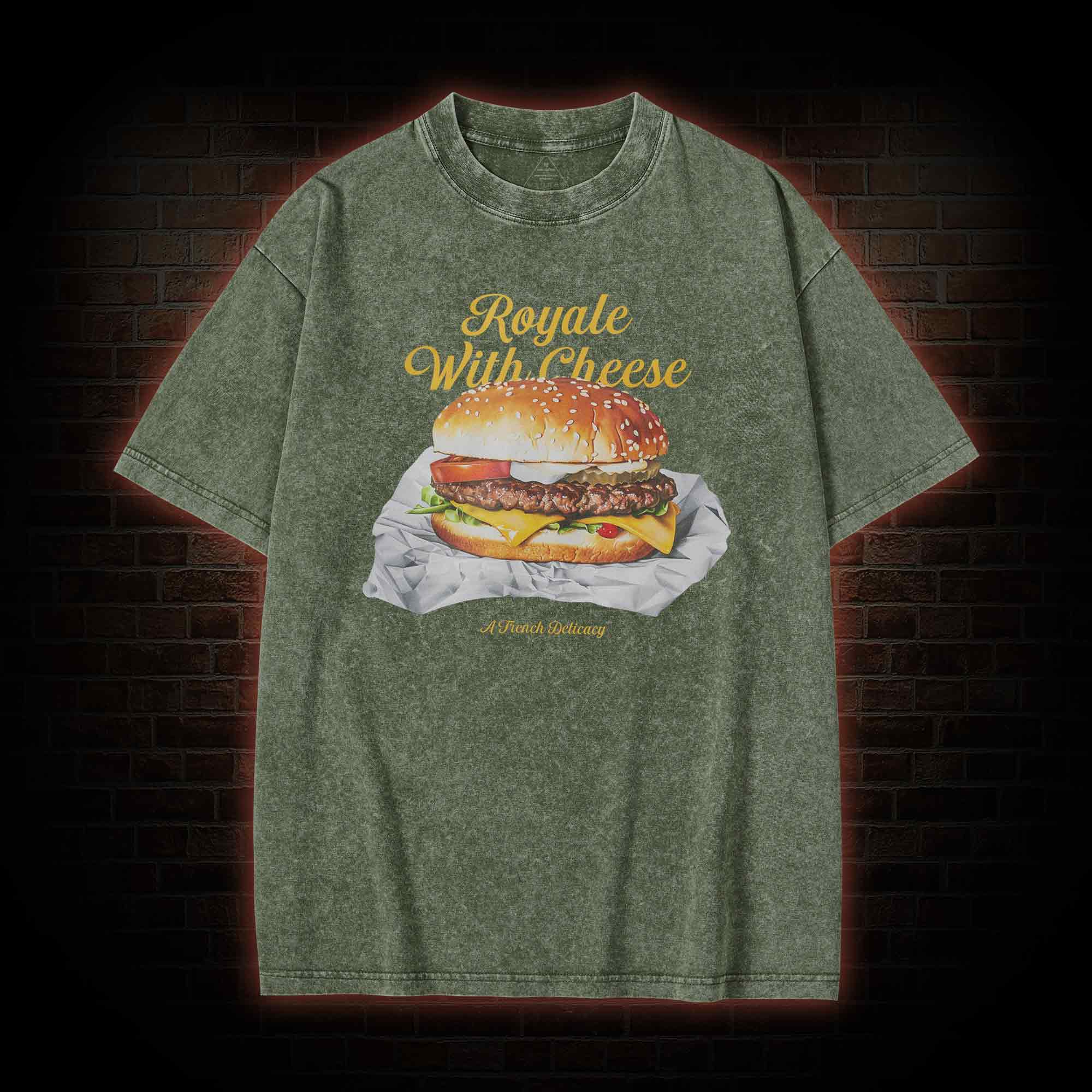 Royale With Cheese Washed T-shirt