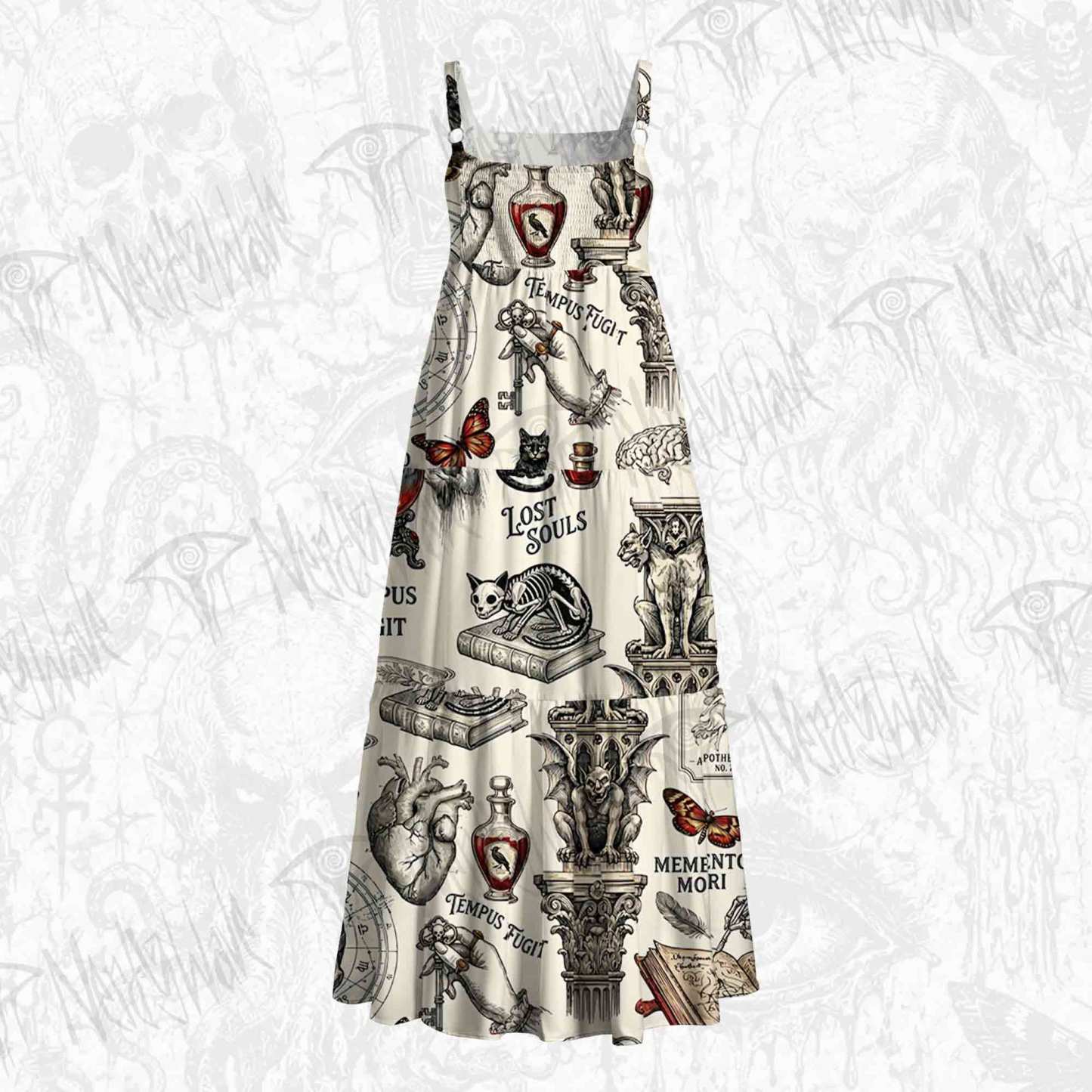 Lost Souls Wide Straps Maxi Dress