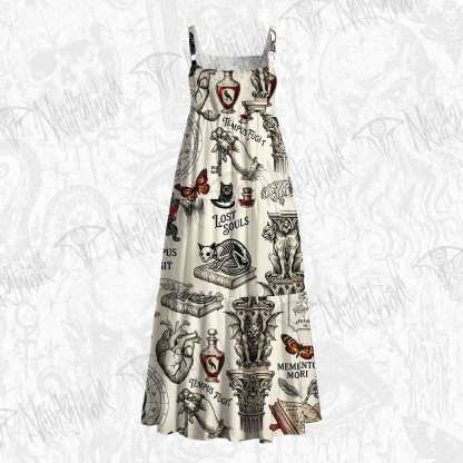 Lost Souls Wide Straps Maxi Dress